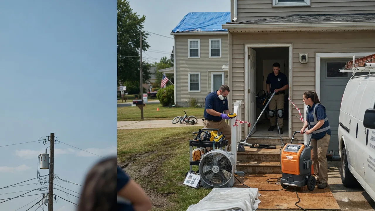 Water Damage Repair in Hustisford, WI near me